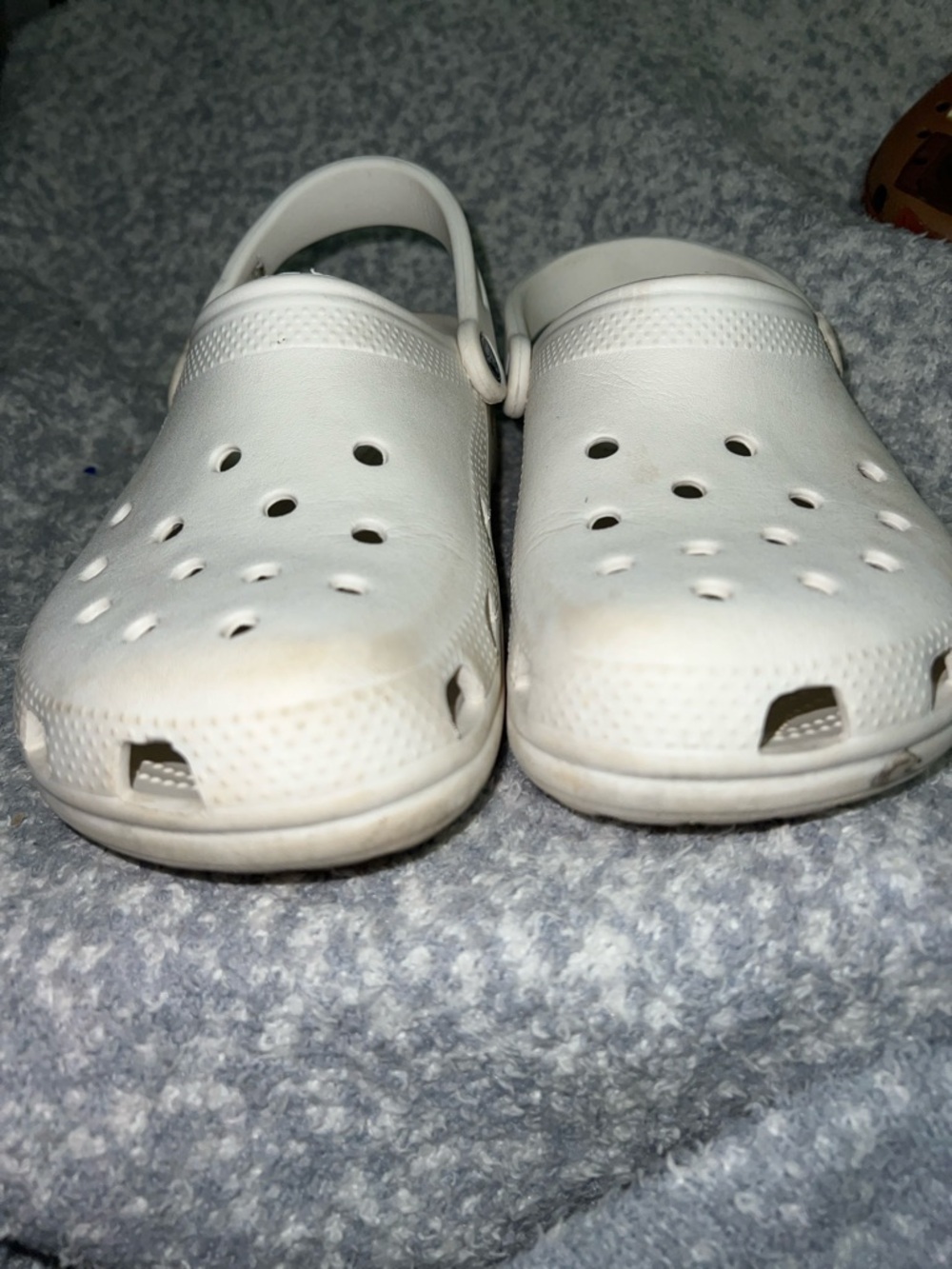 CROCS Unisex White Classic Clog M7 W9 - Picture 5 of 6